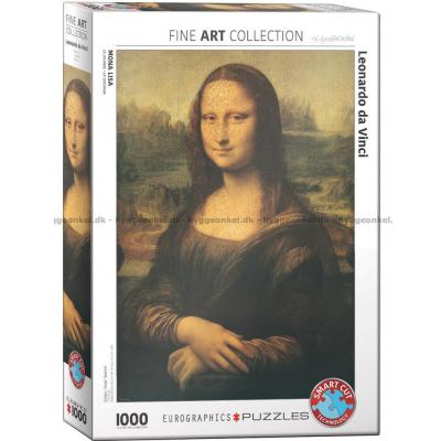 Da Vinci: Mona Lisa, 1503 - Kunst, 1000 brikker