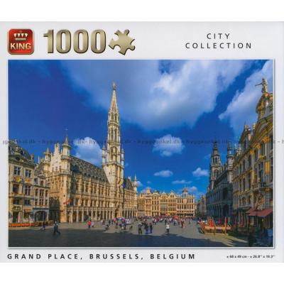 Belgia: Brussel - Grand Place, 1000 brikker