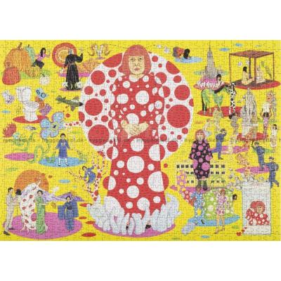 Bilde av Yayoi Kusamas verden, 1000 brikker