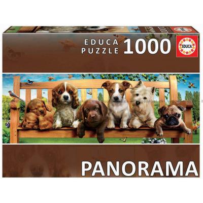 Chesterman: Valpene på benken - Panorama, 1000 brikker