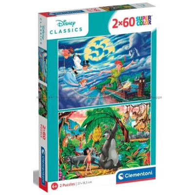 Disney: Peter Pan - Jungelboken, 2x60 brikker