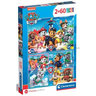 Paw Patrol, 2x60 brikker