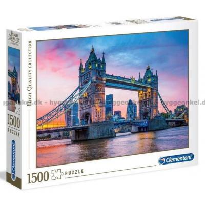 Tower Bridge i solnedgang, 1500 brikker