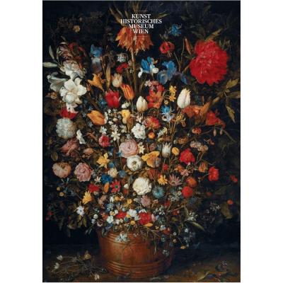 Bilde av Brueghel: Blomster i trevase - Kunst, 1000 brikker