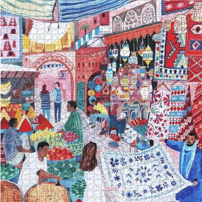 Bilde av Marokko: Marrakech, 1000 brikker