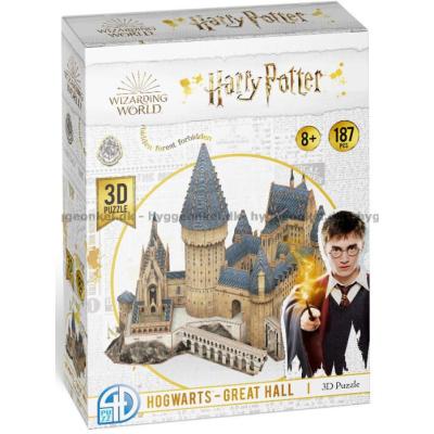 3D: Harry Potter: Galtvort - Storsalen, 187 brikker