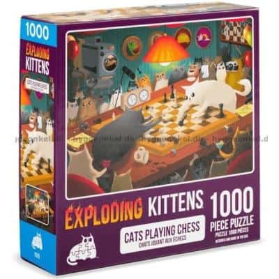 Exploding Kittens: Kattene spiller skak, 1000 brikker