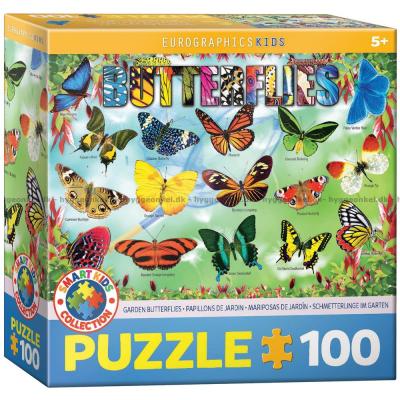 Sommerfugler, 100 brikker