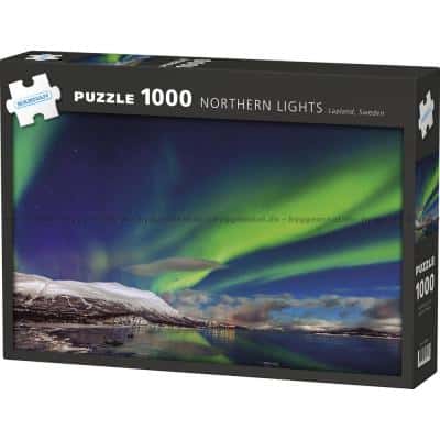 Sverige: Nordlys over Sameland, 1000 brikker