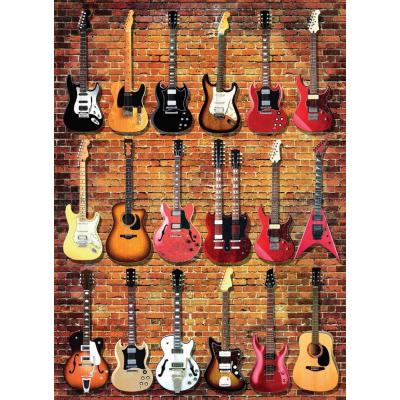 Bilde av Gitar collage, 1000 brikker