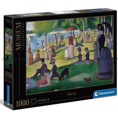 Georges-Pierre Seurat: A Sunday Afternoon on the Island of La Grande Jatte, 1000 brikker