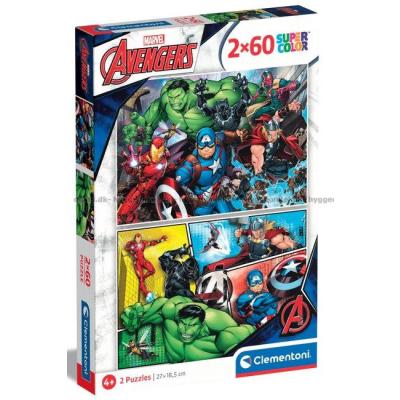 Marvel: Avengers, 2x60 brikker