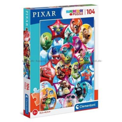 Disney: Pixar-familien, 104 brikker