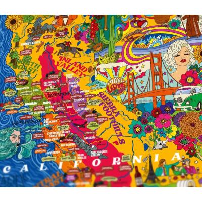 Bilde av Vin: Californien, 1000 brikker
