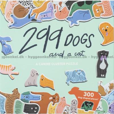 299 hunder og 1 katt, 300 brikker