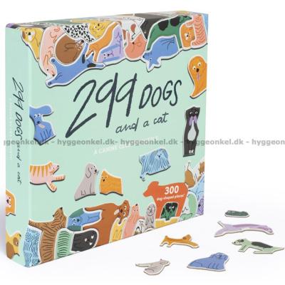 Bilde av 299 hunder og 1 katt, 300 brikker