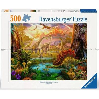 Her bor dinosaurene, 500 brikker