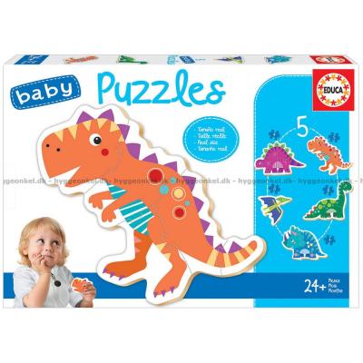 Baby: Dinosaurer, 3 brikker