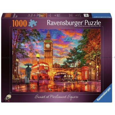 Davison: Solnedgang over London, 1000 brikker
