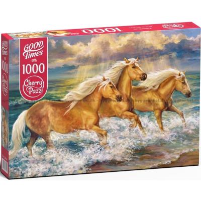 Hestene i vannkanten, 1000 brikker