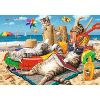Bilde av Kattene er på ferie, 1011 brikker