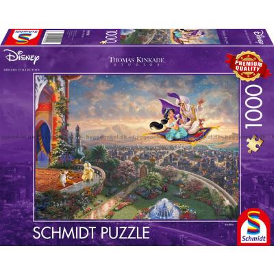 Disney: Kinkade - Aladdin, 1000 brikker