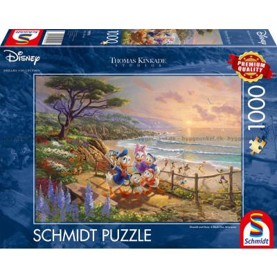 Disney: Kinkade - Donald og Dolly, 1000 brikker