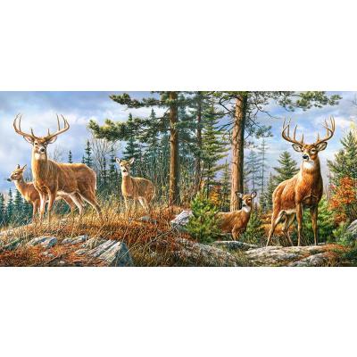 Bilde av Hjortefamilien - Panorama, 4000 brikker