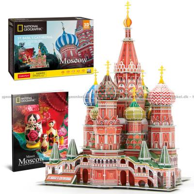 3D: Moskva - Vasilij-katedralen, 224 brikker