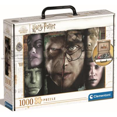 Harry Potter: Ansikter - Collage, 1000 brikker