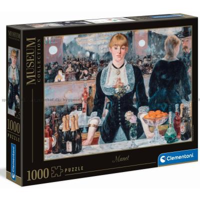 Manet: A Bar at the Folies-Bergére - Kunst, 1000 brikker