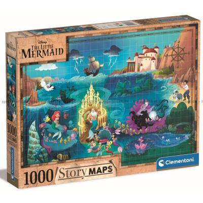 Disney Den lille havfruen - Kort, 1000 brikker