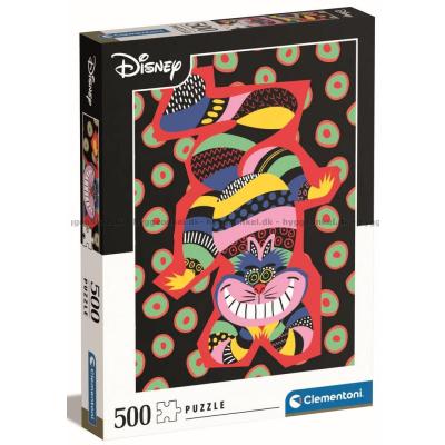 Disney: Alice i Eventyrland - Filurkatten, 500 brikker