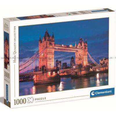 Tower Bridge om kvelden, London, 1000 brikker