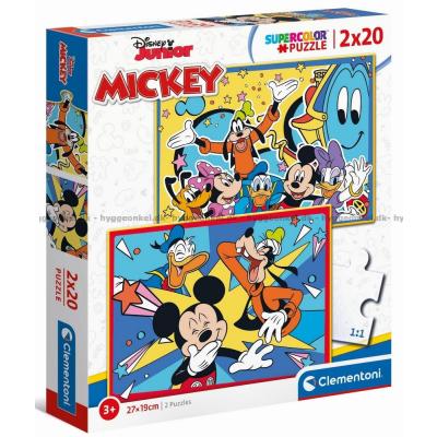 Disney: Mikke og venner - Hygger seg, 2x20 brikker