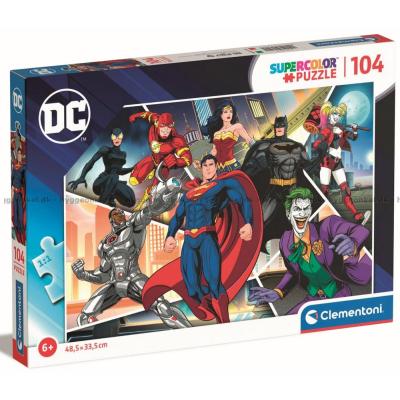 DC: Justice League - Samlet, 104 brikker