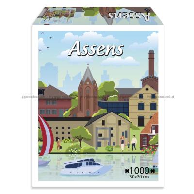 Danske byer: Assens, 1000 brikker