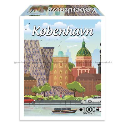 Danske byer: København , 1000 brikker