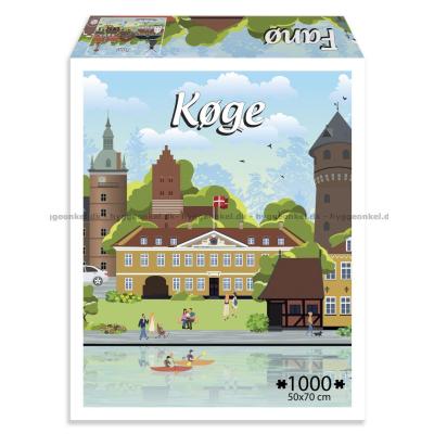 Danske byer: Køge, 1000 brikker