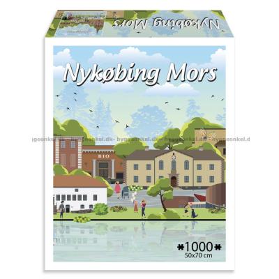 Danske byer: Nykøbing Mors , 1000 brikker
