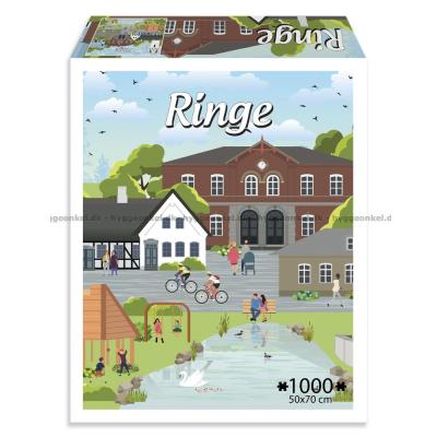 Danske byer: Ringe, 1000 brikker