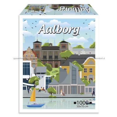 Danske byer: Aalborg , 1000 brikker