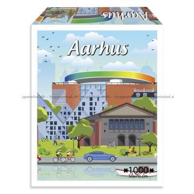 Danske byer: Aarhus, 1000 brikker