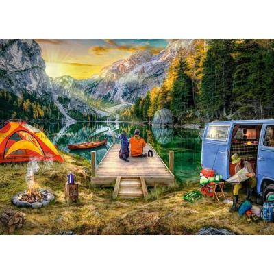 Bilde av Camping, 1000 brikker