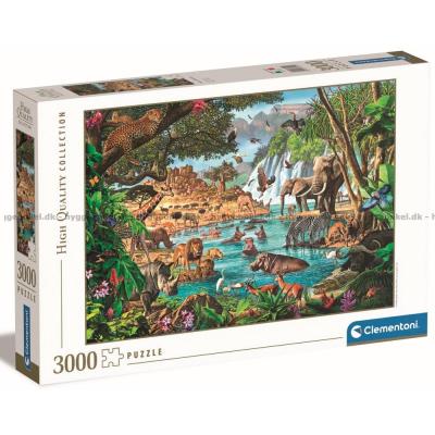 Crisp: Dyrene ved vannhullet, 3000 brikker