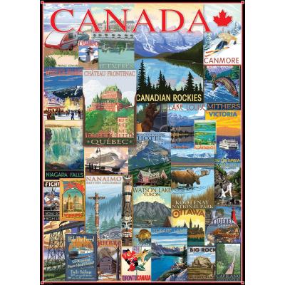 Bilde av Canada: Collage, 1000 brikker