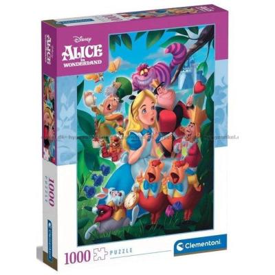 Disney: Alice i Eventyrland - Samlet, 1000 brikker
