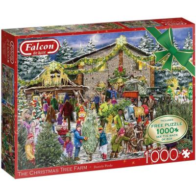 Pirola: Julemarken på gården, 2x1000 brikker