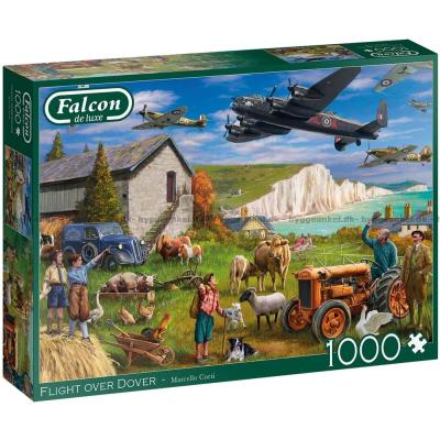 Corti: Fly over Dover, 1000 brikker