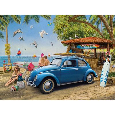 Bilde av VW Beetle: Stranden, 1000 brikker